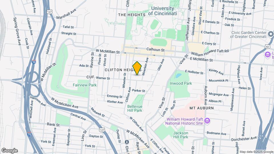 215 Bosley St Map and Location Details
