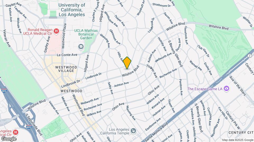 10635 Wilshire Mapa y Detalles de la Ubicación