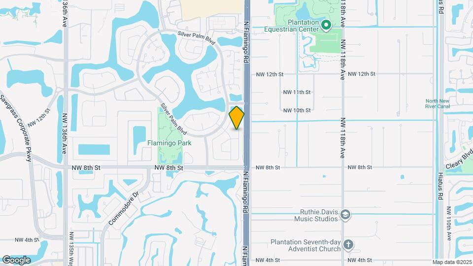 1051 NW 124th Terrace Map and Location Details