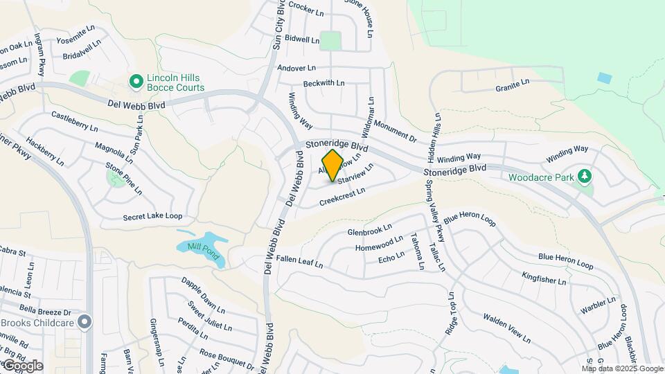 1775 Starview Ln Map and Location Details
