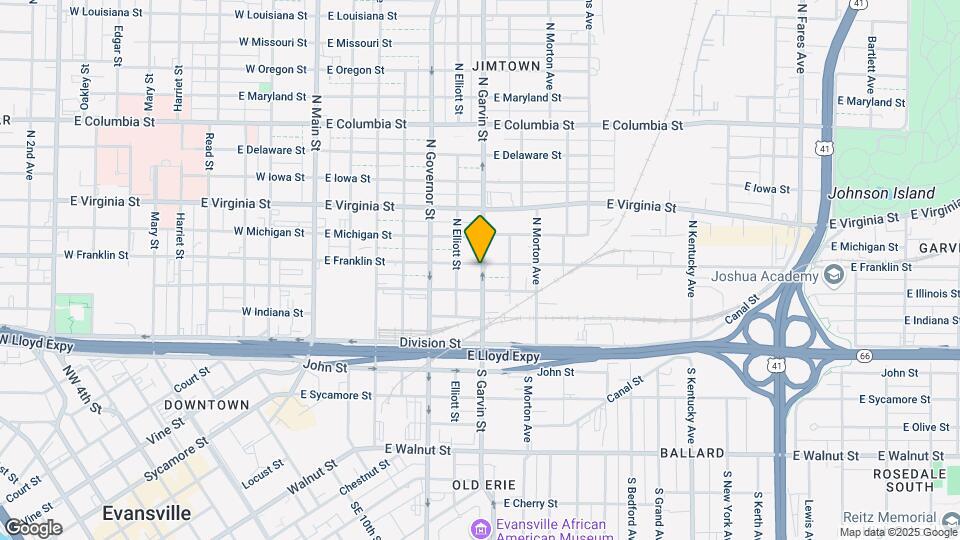 521 E Franklin St Mapa y Detalles de la Ubicación