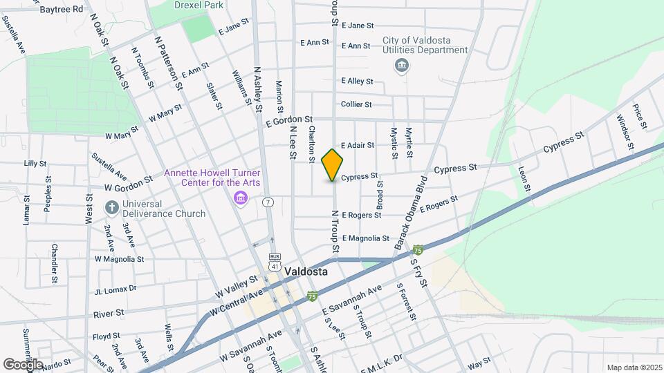 504 N Troup St Map and Location Details
