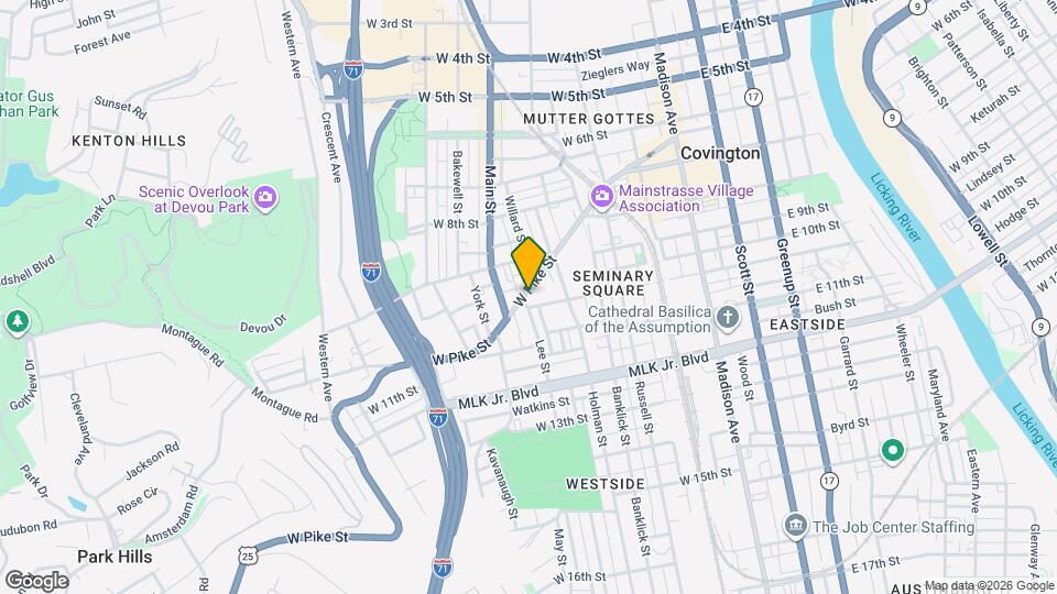 343 W Pike St Map and Location Details