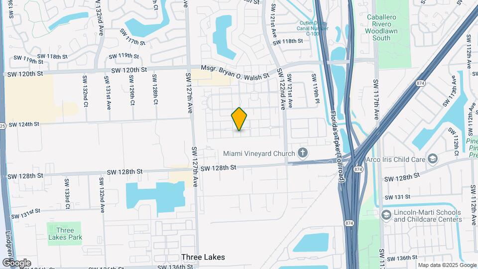 12395 SW 125th Terrace Map and Location Details