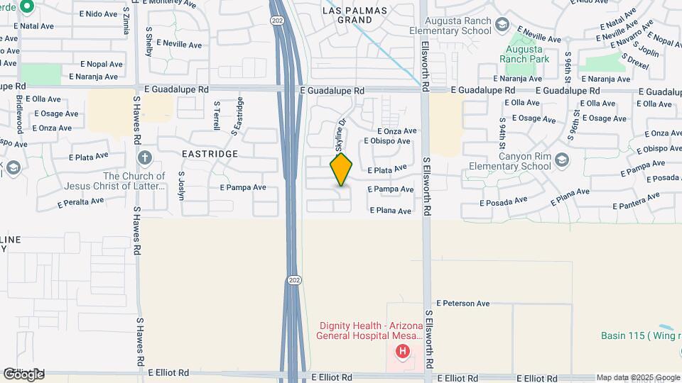 8948 E Pampa Ave Map and Location Details