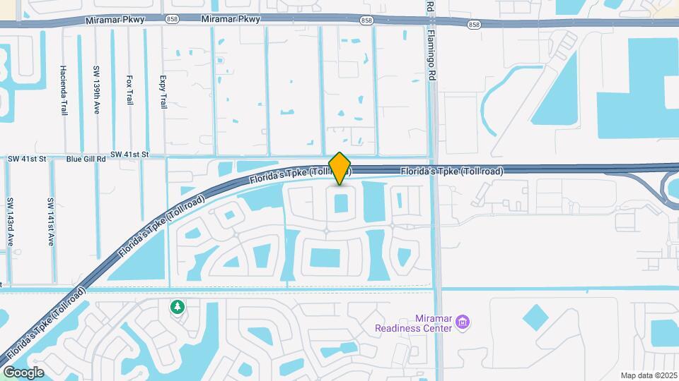 12704 SW 42nd St Map and Location Details
