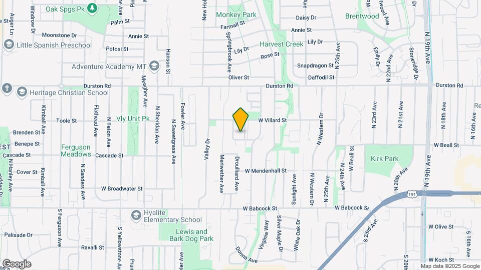 3014 W Villard St Mapa y Detalles de la Ubicación