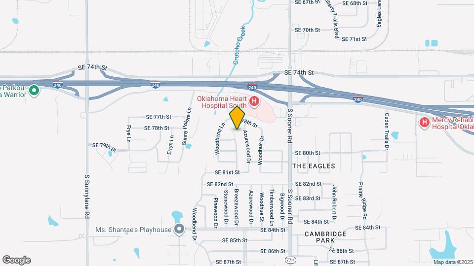 7916 Breezewood Dr Map and Location Details