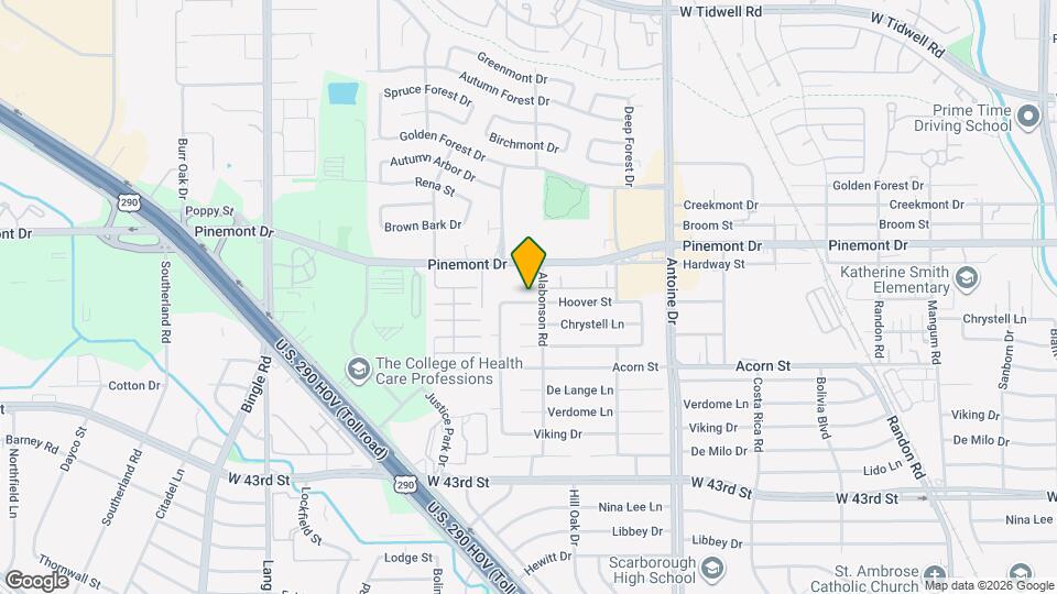 6010 Hoover St Map and Location Details