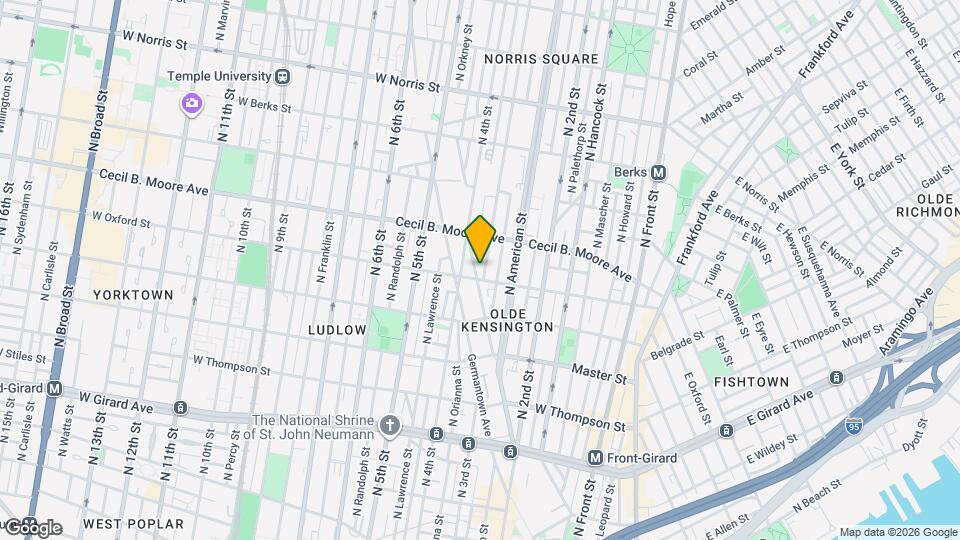 1606 N 3rd St Map and Location Details