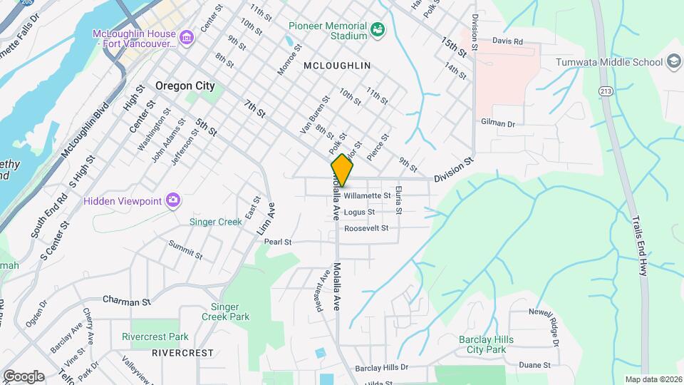 121 Molalla Ave Map and Location Details