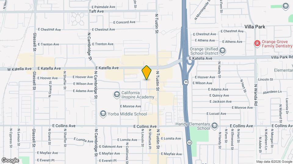 1189 N Shattuck St Map and Location Details