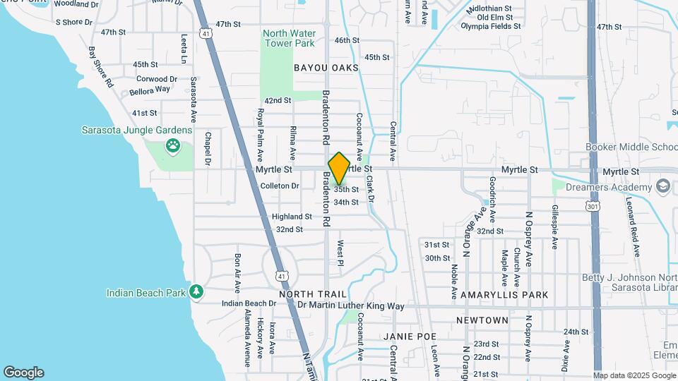 1230 35th St Map and Location Details
