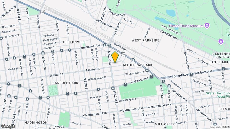 5137 Master St Map and Location Details