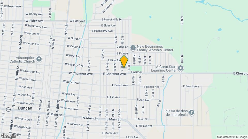 506 N C St Map and Location Details