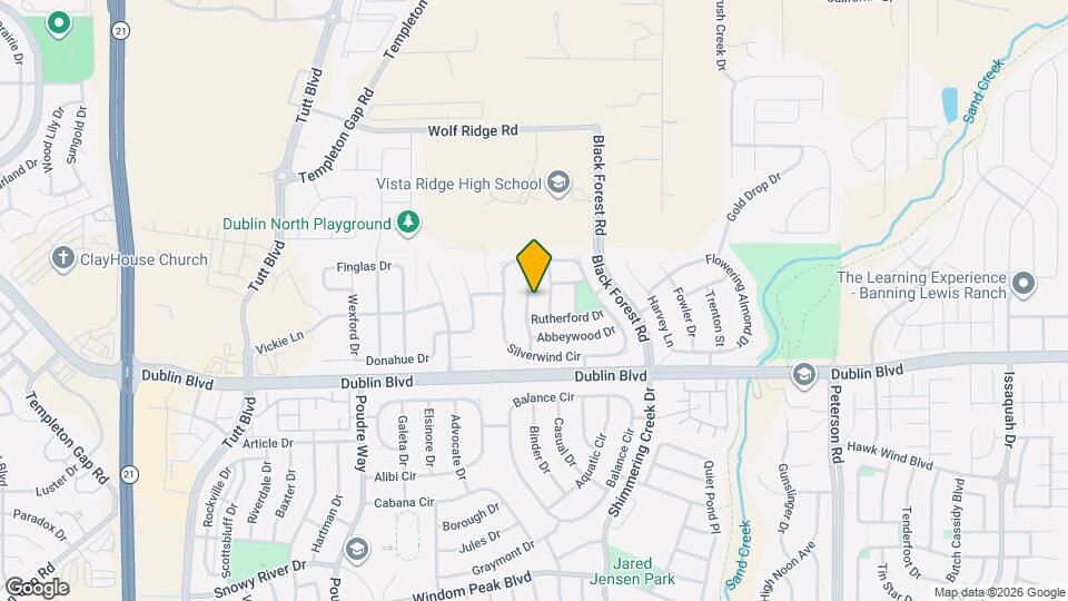 6603 Thistlewood St Map and Location Details