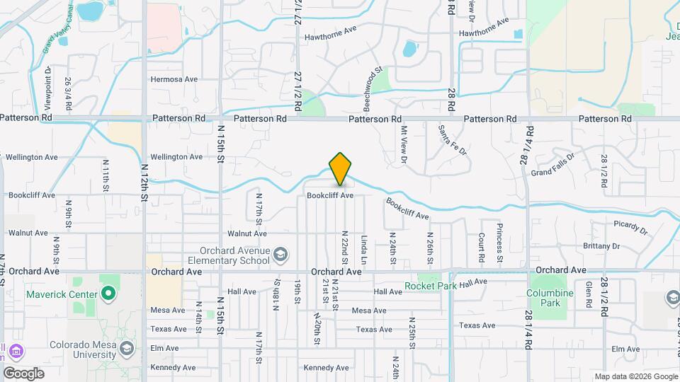 2146 Bookcliff Ave, Unit B Map and Location Details