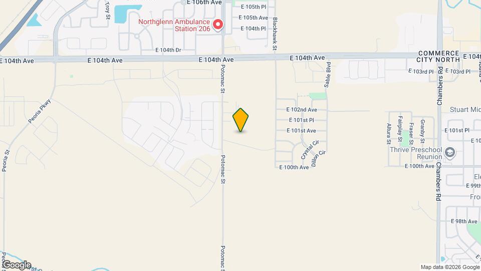 10087 Abilene St Mapa y Detalles de la Ubicación