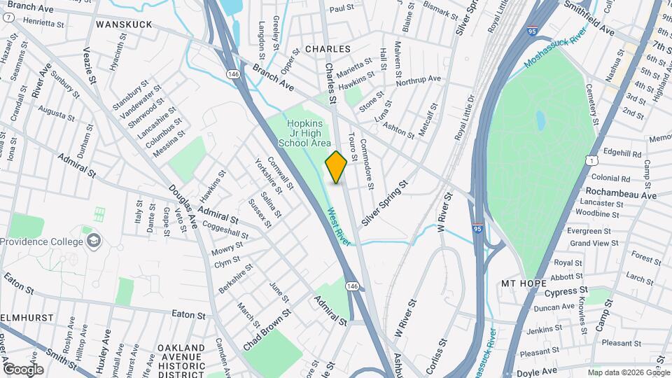 460 Charles St Mapa y Detalles de la Ubicación