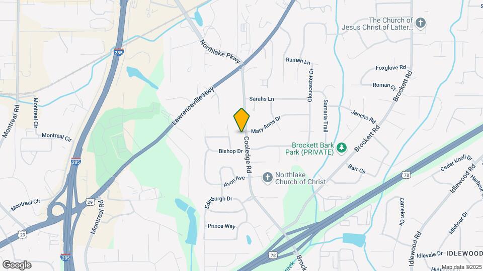 1732 Cooledge Rd Map and Location Details