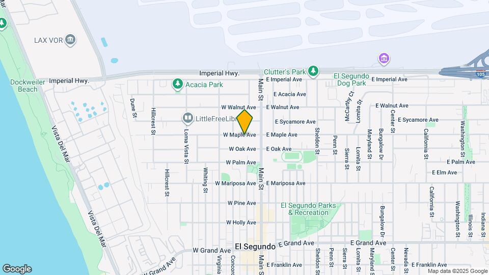 206 W Maple Ave Map and Location Details