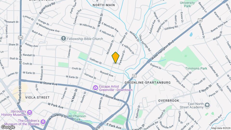 706 Bennett St Map and Location Details