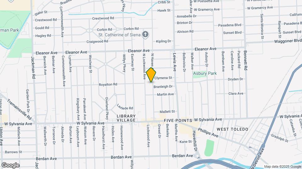 4237 N Haven Ave Map and Location Details