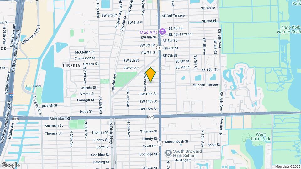 42 SW 12th St Map and Location Details