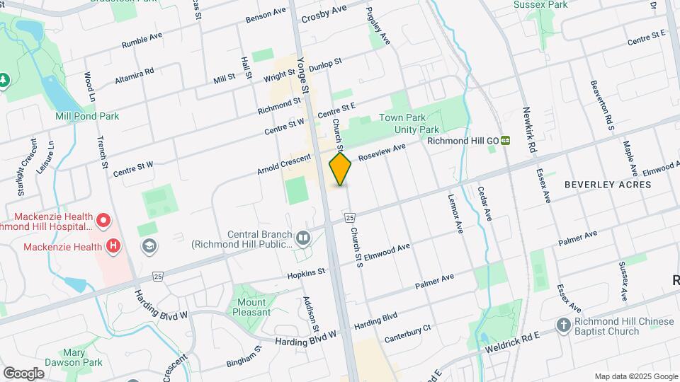 102 Church St S Map and Location Details