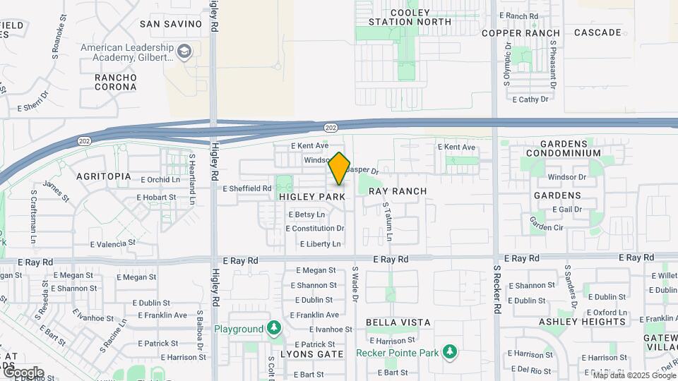 1404 S Ponderosa Dr Map and Location Details