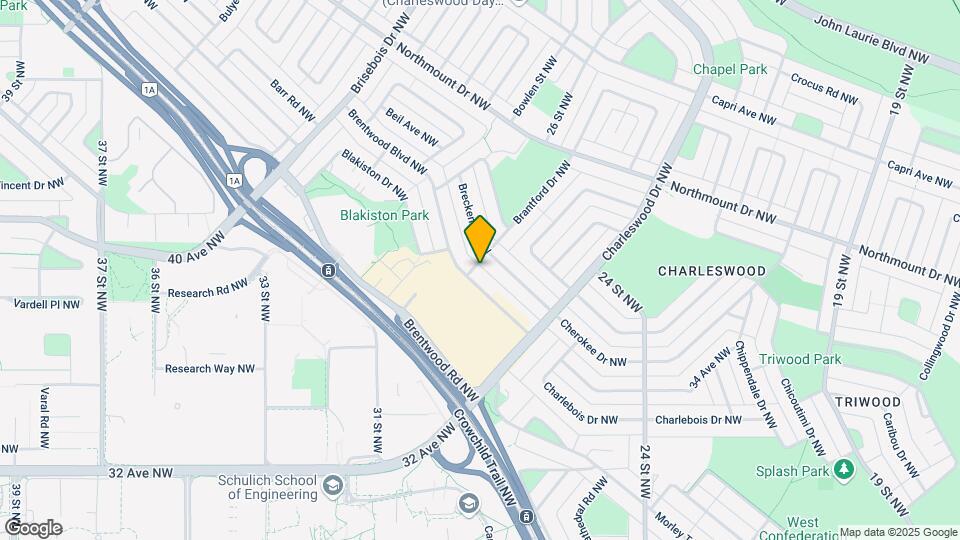 2748 Brentwood Blvd NW Map and Location Details