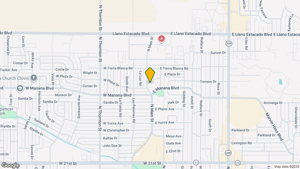 105 E Plaza Dr Map and Location Details