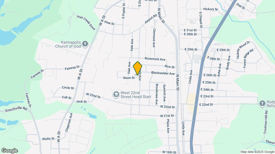 340 Snow St Map and Location Details