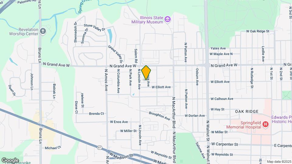 1117 N Virginia St Map and Location Details