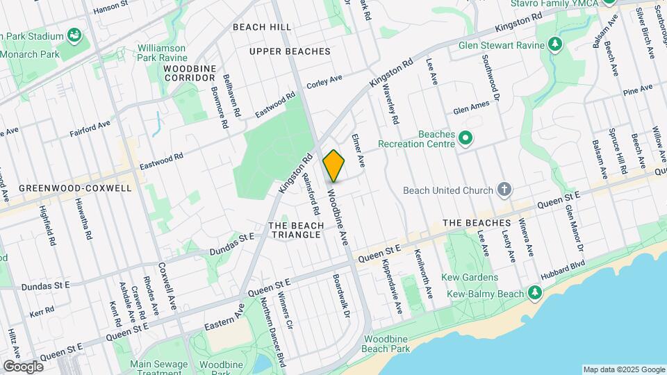 349 Woodbine Ave Map and Location Details