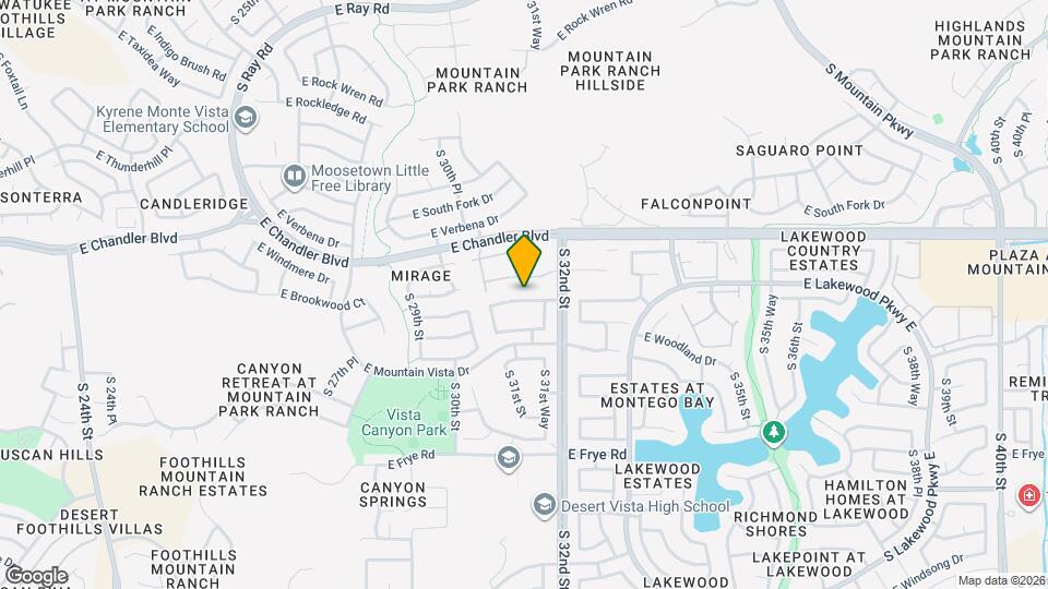 3136 E Brookwood Ct Map and Location Details