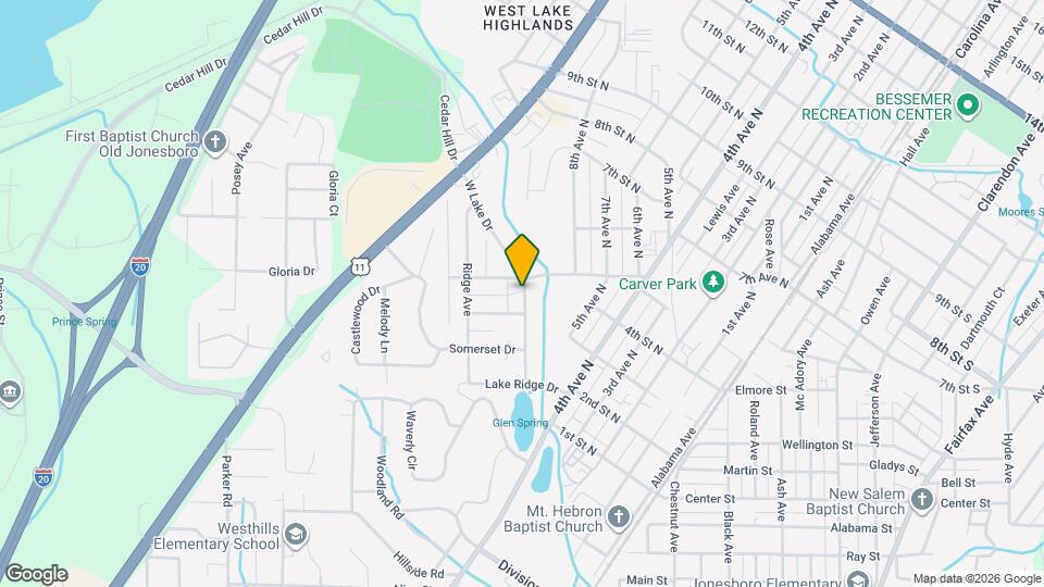 410 W Lake Dr Map and Location Details