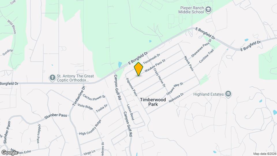 722 Waukee Pass St Map and Location Details