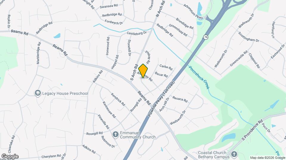 315 Philray Rd Map and Location Details