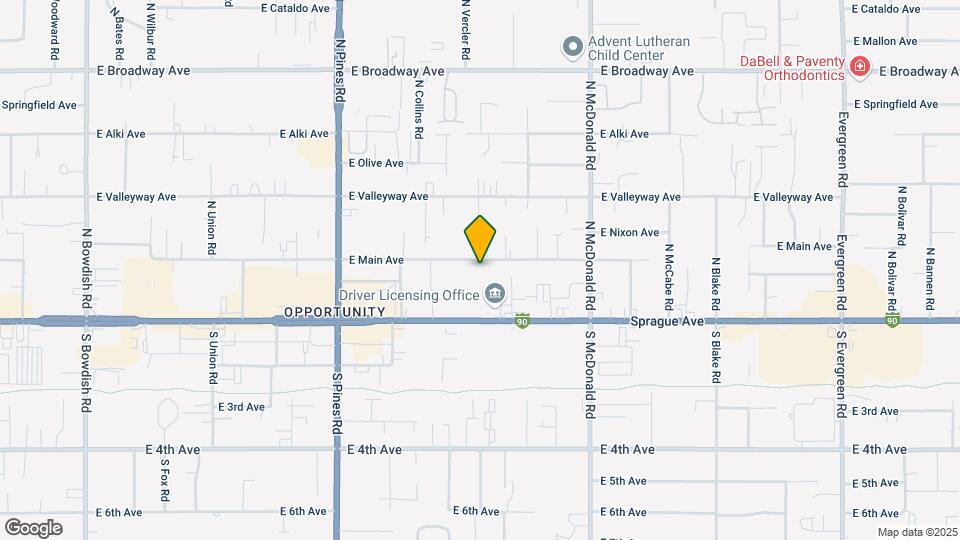 12710 E Main Ave Mapa y Detalles de la Ubicación