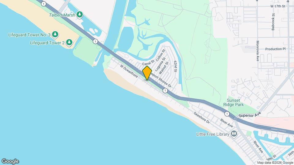 6601 Seashore Dr Map and Location Details