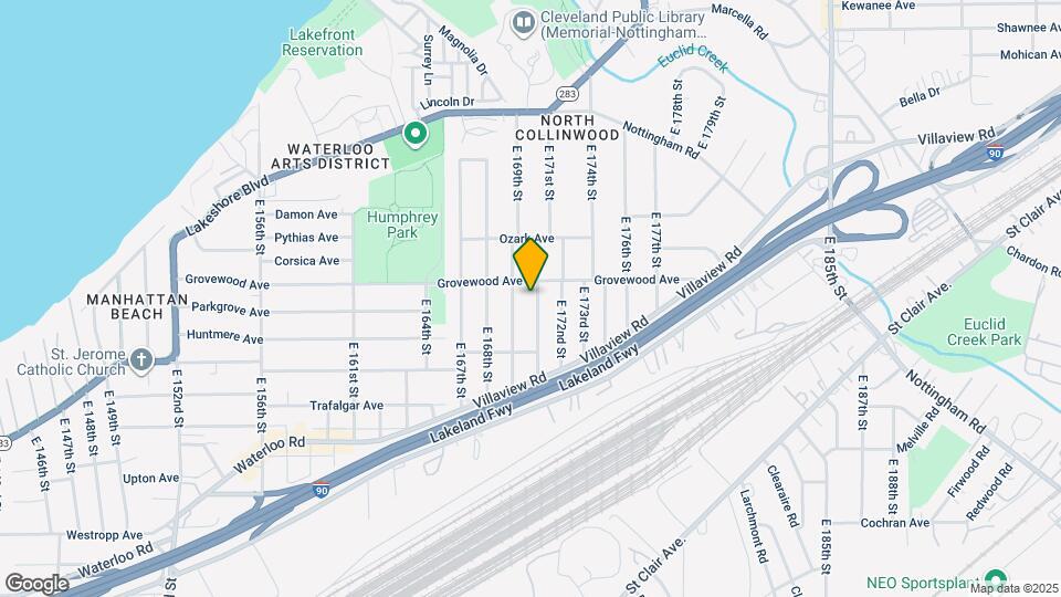1188 E 170th St Map and Location Details