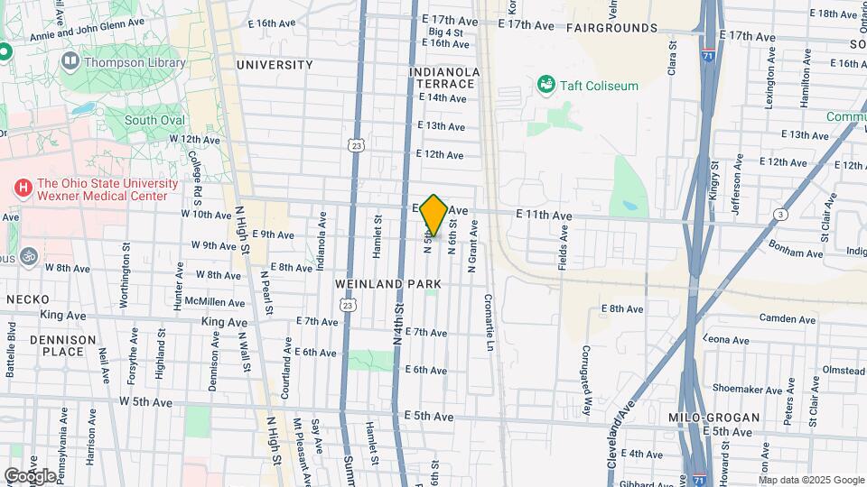 1456 N 5th St Map and Location Details