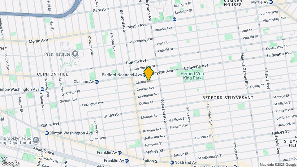 292 Clifton Pl Mapa y Detalles de la Ubicación