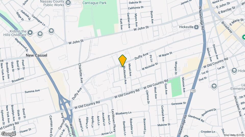 34 McAlester Ave Map and Location Details