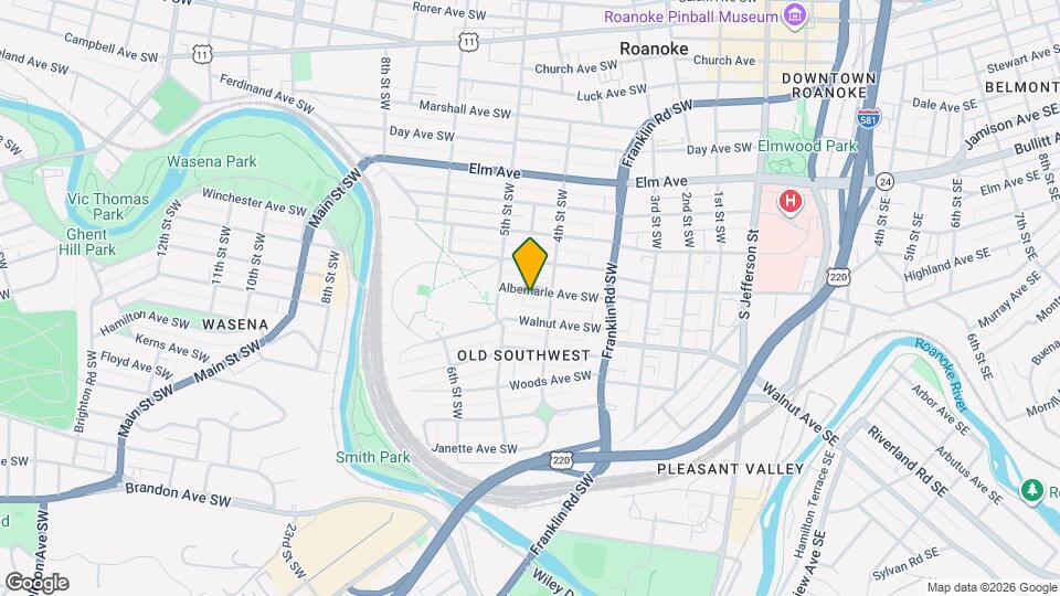 420 Albemarle Ave SW Map and Location Details