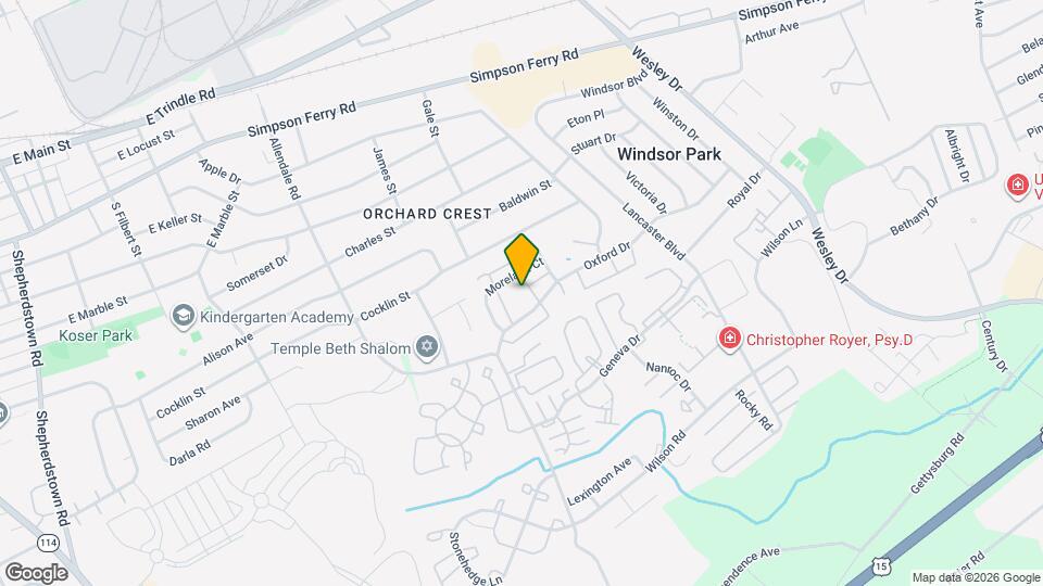 5403 Oxford Dr Map and Location Details