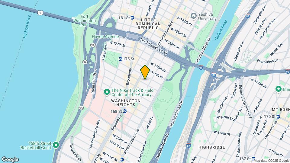 565 West 173rd Street Map and Location Details