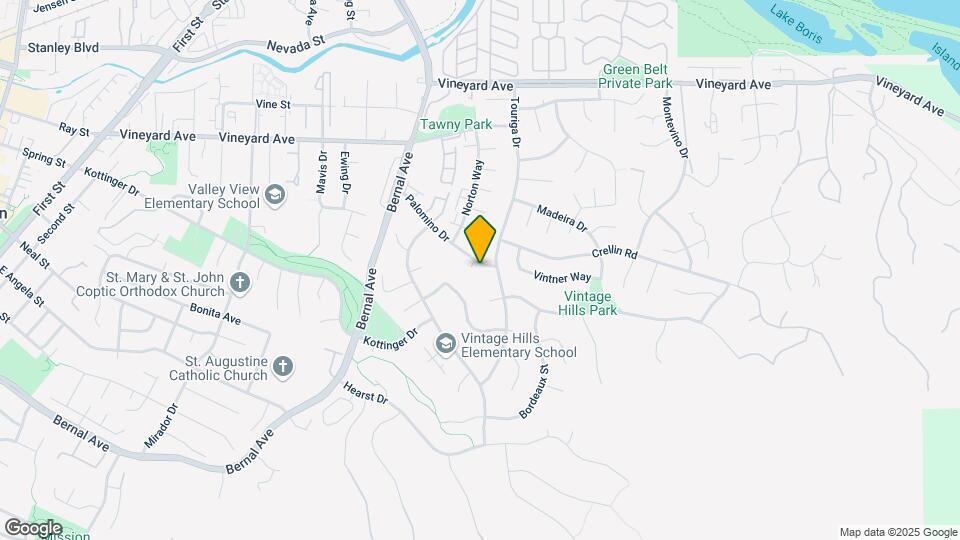 863 Palomino Dr Mapa y Detalles de la Ubicación