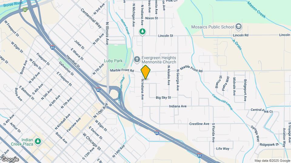 2115 Pleasanton St Map and Location Details